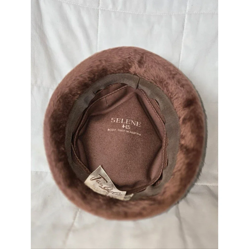 Selene Made in Austria Lodge Chic Winter Hat with Decorative Jewel Accent